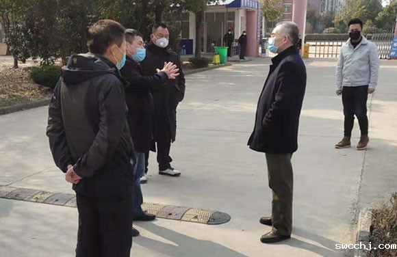 邬平川副市长检查我院疫情防控工作